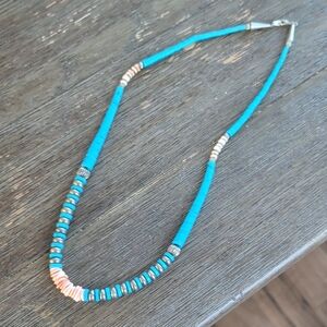 Turquoise Heishi NA Inspired Necklace